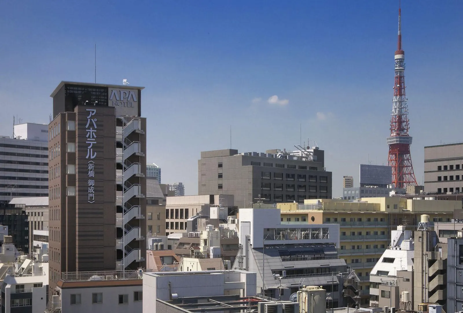 Apa Hotel Shimbashi Onarimon location